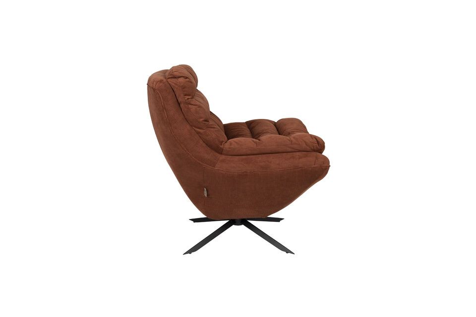 Introduisez une touche de couleur et de confort dans votre espace avec notre élégant fauteuil en