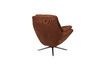 Miniature Fauteuil en tissu rouge Vince 4