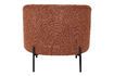 Miniature Fauteuil en tissu terracotta Miles 4