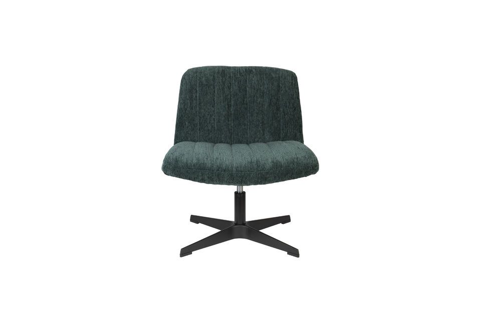 Fauteuil en tissu vert Belmond - 7