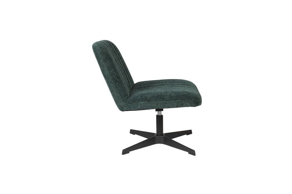 Fauteuil en tissu vert Belmond - 8