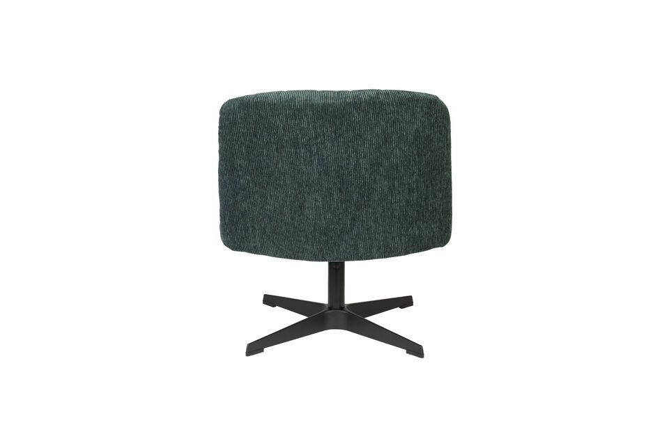 Fauteuil en tissu vert Belmond - 10