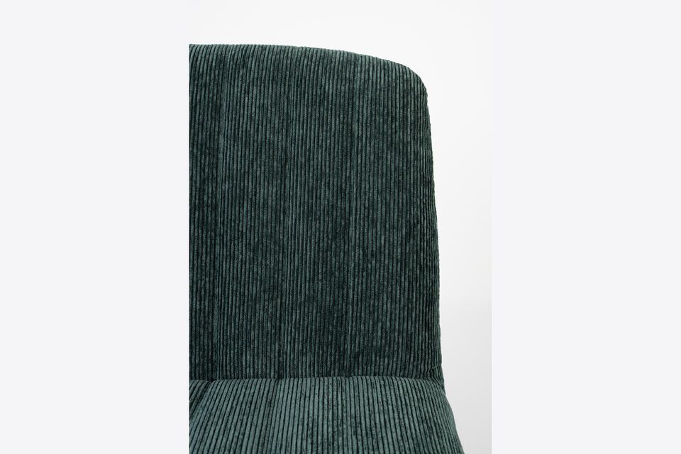 Fauteuil en tissu vert Belmond - 12