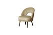 Miniature Fauteuil en tissu vert Cyrus 6