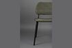 Miniature Fauteuil en tissu vert Darby 7