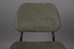 Miniature Fauteuil en tissu vert Darby 9