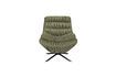 Miniature Fauteuil en tissu vert Vince 2