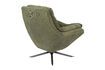 Miniature Fauteuil en tissu vert Vince 4