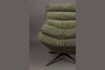 Miniature Fauteuil en tissu vert Vince 6