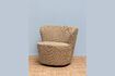 Miniature Fauteuil en tweed orange Tweedy 1