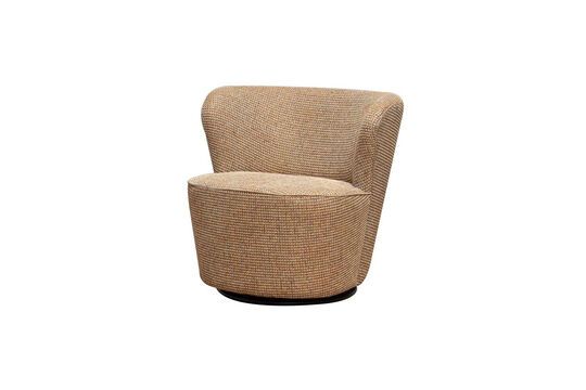 Fauteuil en tweed orange Tweedy Détouré