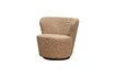 Miniature Fauteuil en tweed orange Tweedy 6