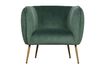 Miniature Fauteuil en velour vert Scout 1