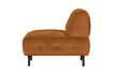 Miniature Fauteuil en velours cinnamon Lloyd 5