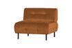 Miniature Fauteuil en velours cinnamon Lloyd 1