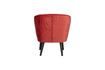 Miniature Fauteuil en velours framboise Sara 5