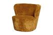 Miniature Fauteuil en velours jaune Dandy 2