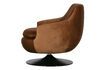 Miniature Fauteuil en velours marron Jada 5