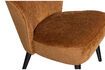 Miniature Fauteuil en velours marron Sara 9