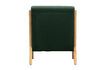 Miniature Fauteuil en velours vert Mark 2