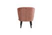 Miniature Fauteuil en velours vieux rose Sara 5