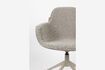 Miniature Fauteuil pivotant en tissu gris Albert Kuip 7