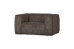 Miniature Fauteuil velours Marron Bean 5