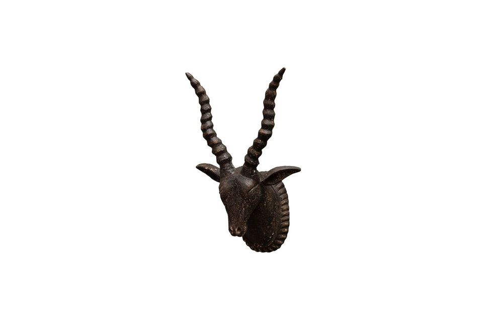 Notre figurine d\'antilope en métal