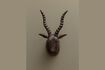 Miniature Figurine antilope en métal marron Noire 2