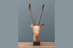 Miniature Figurine gazelle en bois clair Sculpté 3