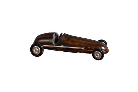 Figurine voiture en cuir marron Cuir Détouré