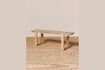 Miniature Granc banc en manguier beige Verdon 1