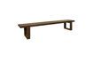 Miniature Grand banc en bois foncé Andalucia 1