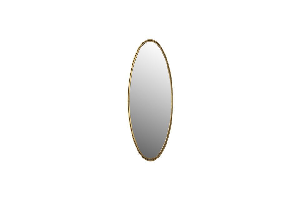 Grand miroir en fer bronze Matz White Label