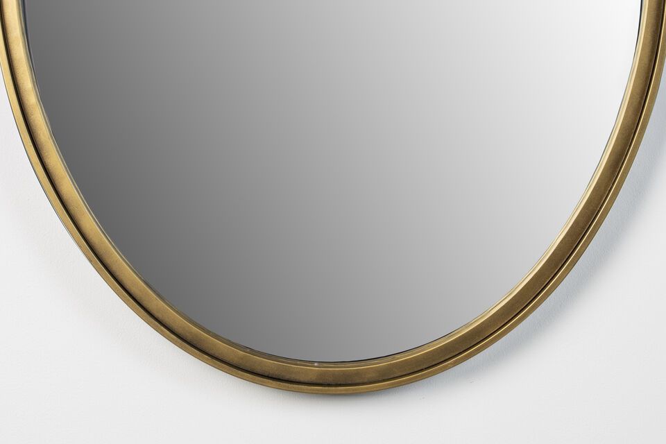 Découvrez le Grand miroir en fer bronze Matz