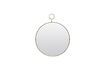 Miniature Grand miroir en laiton The Loop 1