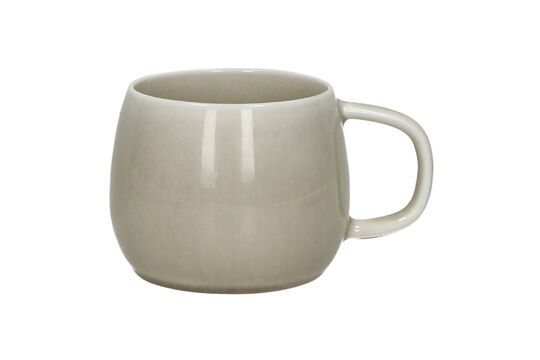 Grand mug en porcelaine beige foncé Biscotti Détouré