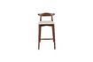 Miniature Grand tabouret de bar en bois foncé Mandela 4