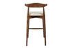 Miniature Grand tabouret de bar en bois foncé Mandela 3