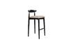 Miniature Grand tabouret de bar en bois noir Mandela 5