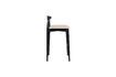 Miniature Grand tabouret de bar en bois noir Mandela 6