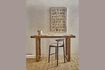 Miniature Grand tabouret de bar en bois noir Mandela 3