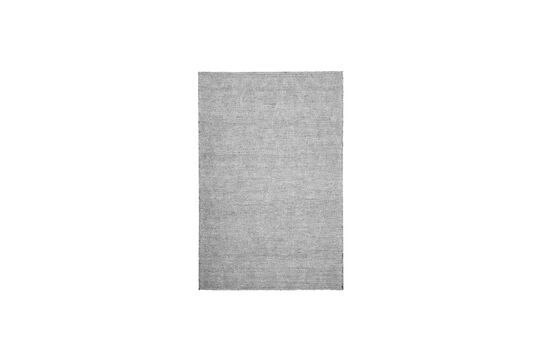 Grand tapis 200x300cm en tissu gris Mara Détouré