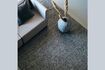 Miniature Grand tapis 200x300cm en tissu gris Mara 2