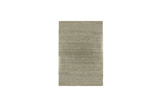 Grand tapis en jute gris Kathu Détouré