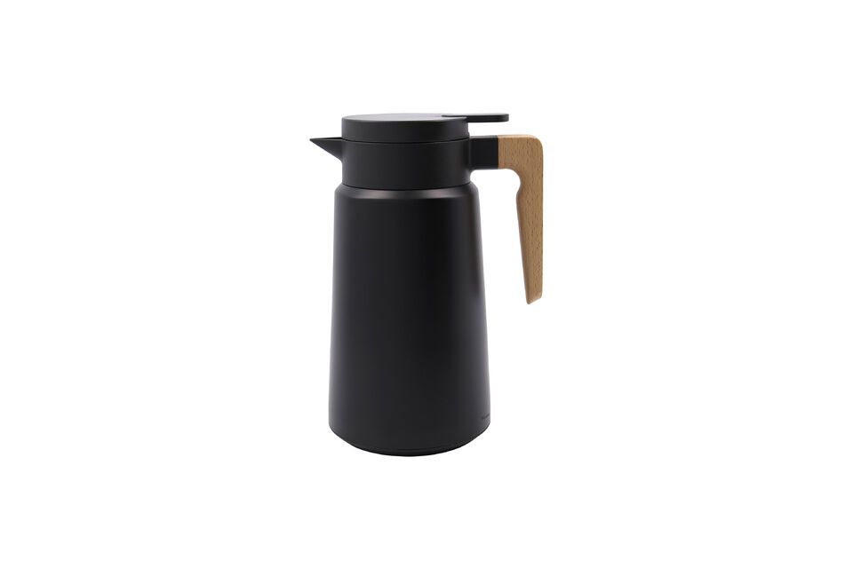 Grande carafe en acier inoxydable noir Cole House Doctor