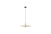 Miniature Grande suspension en rotin beige Balance 1