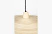 Miniature Grande suspension en rotin beige Balance 6