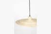 Miniature Grande suspension en rotin beige Balance 8