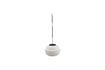 Miniature Grande suspension en verre blanc Acorn 1